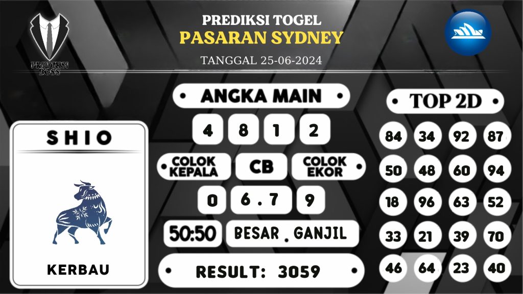https://prediksibossduo.com/prediksi-boss-togel-sidney-selasa-25-juni-2024/