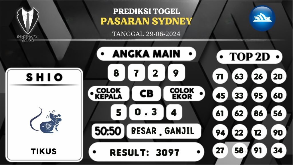 https://prediksibossduo.com/prediksi-boss-togel-sidney-sabtu-29-juni-2024/
