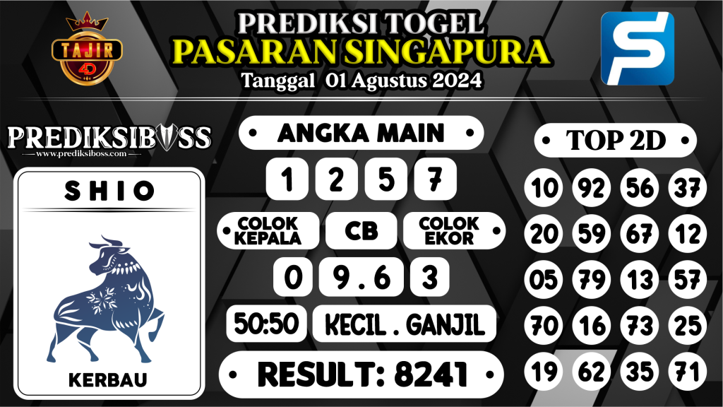 https://prediksibossduo.com/prediksi-boss-togel-sgp-kamis-01-agustus-2024/