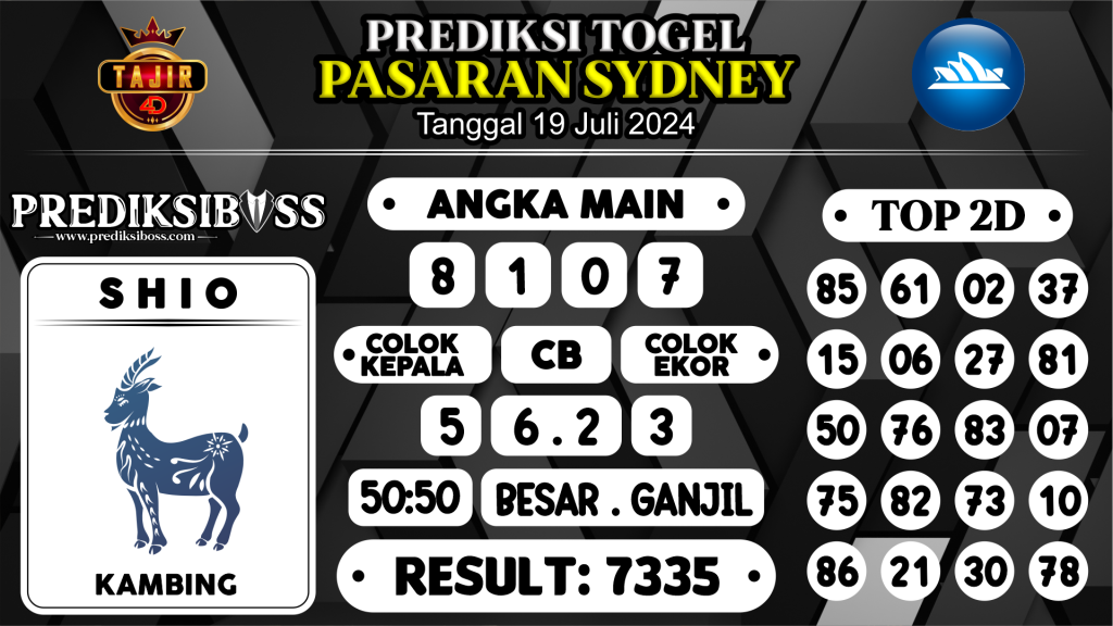https://prediksibossduo.com/prediksi-boss-togel-sidney-jumat-19-juli-2024/