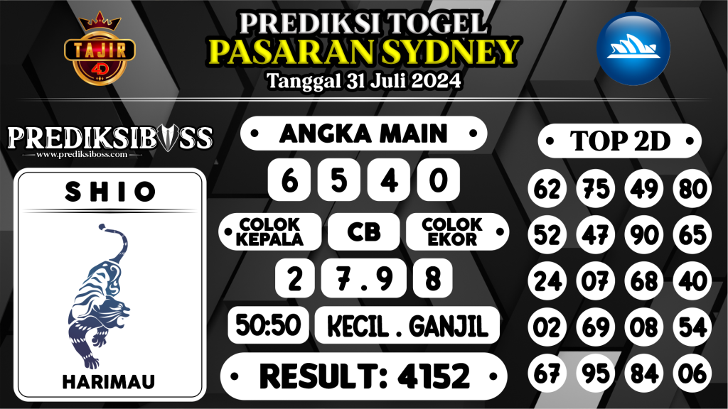 https://prediksibossduo.com/prediksi-boss-togel-sidney-rabu-31-juli-2024/
