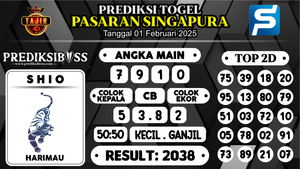 https://prediksibossduo.com/prediksi-boss-togel-sgp-sabtu-01-februari-2025/