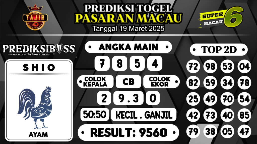 https://prediksibossduo.com/prediksi-boss-togel-macau-rabu-19-maret-2025/
