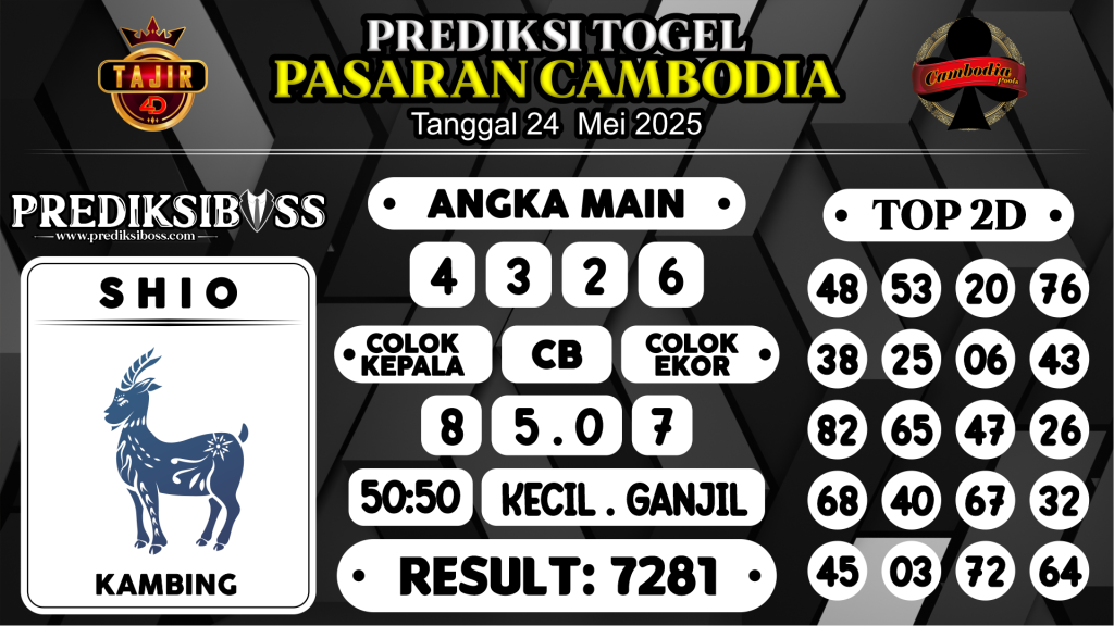 https://prediksibossduo.com/prediksi-boss-togel-cambodia-sabtu-24-mei-2025/